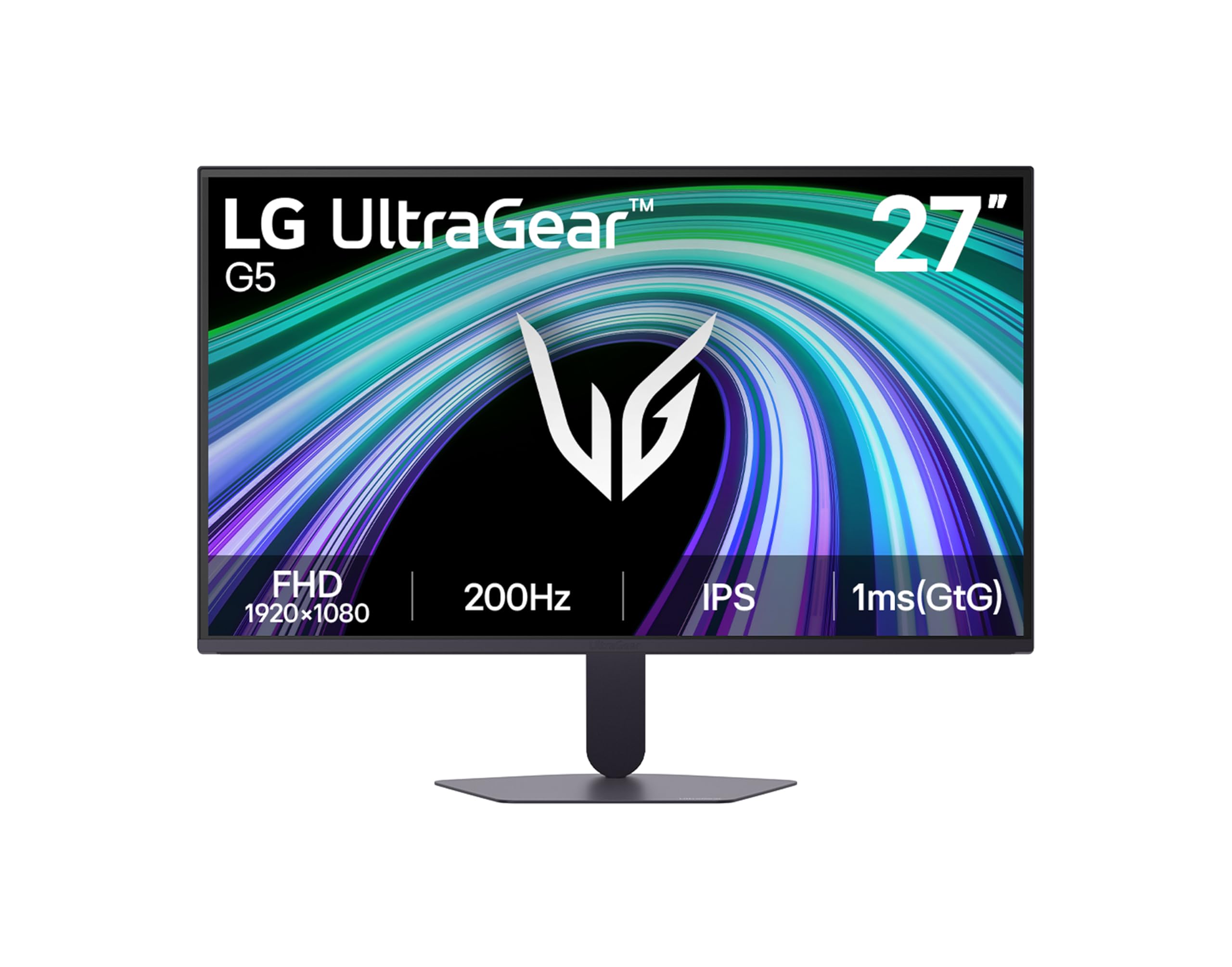 LG UltraGear 27G523B Monitor Gaming 27" FHD (1920 x 1080), 200Hz, 1ms (GtG), 16:9, G-Sync, FreeSync, HDR 10, HDMI 2.0, DisplayPort, Nero