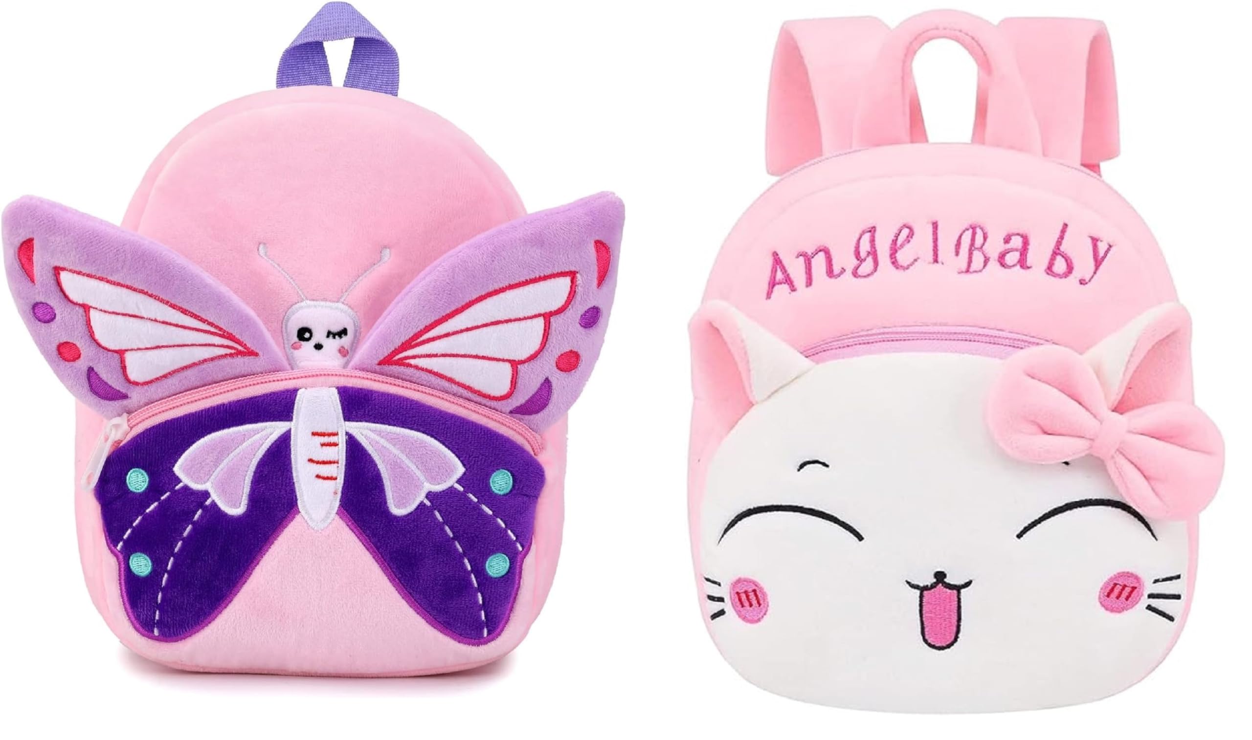 amazon brand - solimo Solimo Cute Kids Backpack Toddler Bag Plush Animal Cartoon Mini Travel Bag for Baby Girl Boy 1-6 Years, Ideal for Gifting for Kids-picture-26
