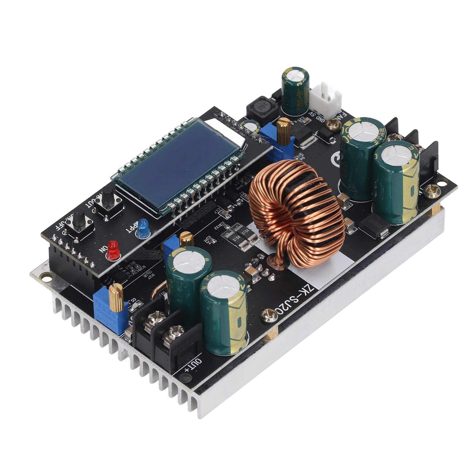 Modulo Boost, modulo Boost regolabile Display LCD Auto Boost Converter Output DC1.4-79V, regolatore solare, convertitori di potenza
