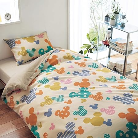 Amazon ベルメゾン ディズニー 掛け布団カバー 綿混 掛けふとんカバー 新生活 マルチ系 シングル 掛けふとんカバー オンライン通販