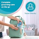Vega Baby & Mom 5- in- 1 Grooming Kit - Blue | for Delicate Baby Scalp & Tiny Nails| Kit Designed for Babies | Hair & Nail Grooming Kit, (VBGA3-03) gallery image