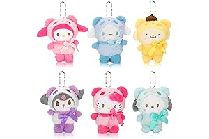 6Pcs Kitty Anime Plush: The Ultimate Room Decor for Japanese Anime Enthusiasts