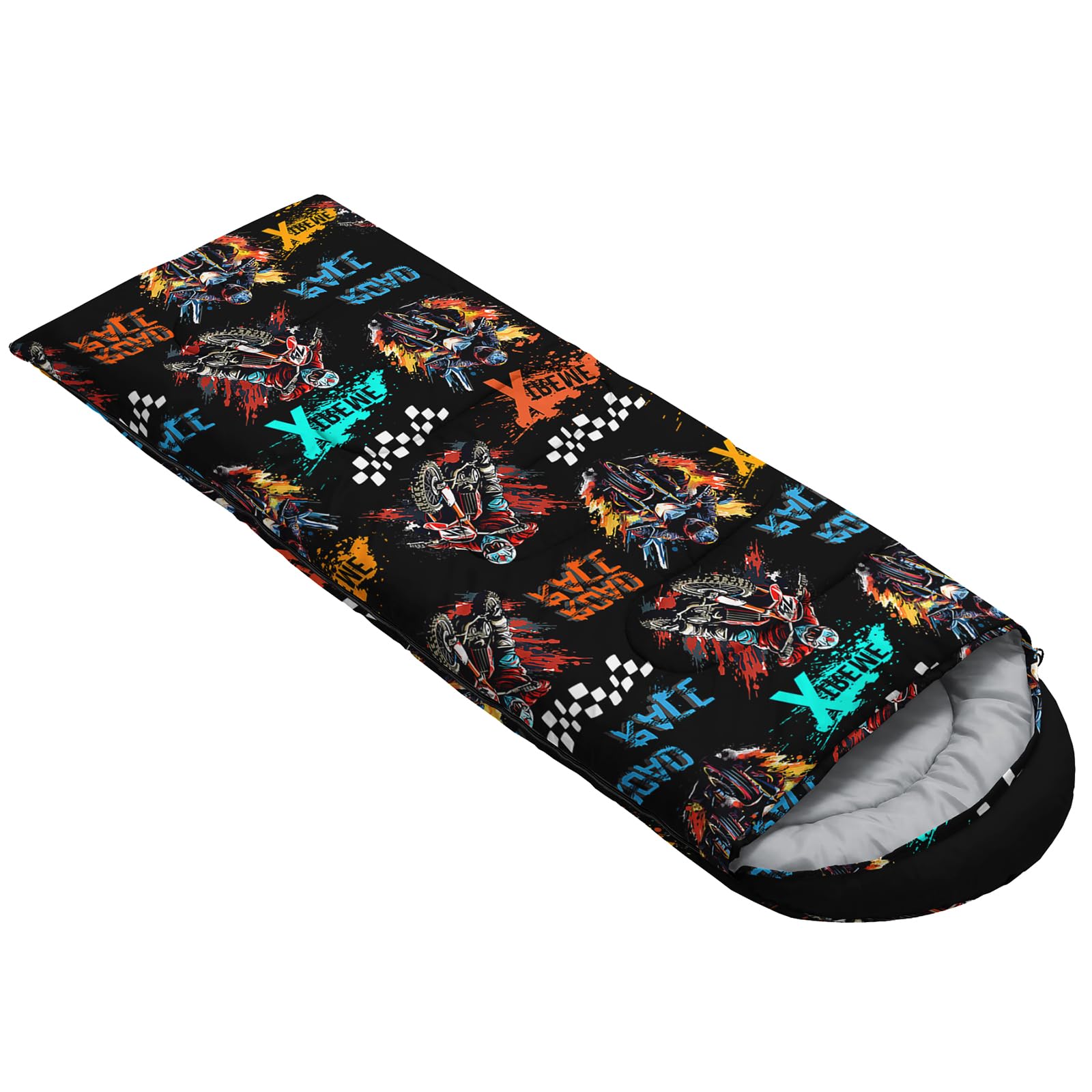Axolotl Blue Gaming Sleeping Bag - Waterproof & Portable -7 Axolotl Blue Gaming Sleeping Bag - Waterproof & Portable -7