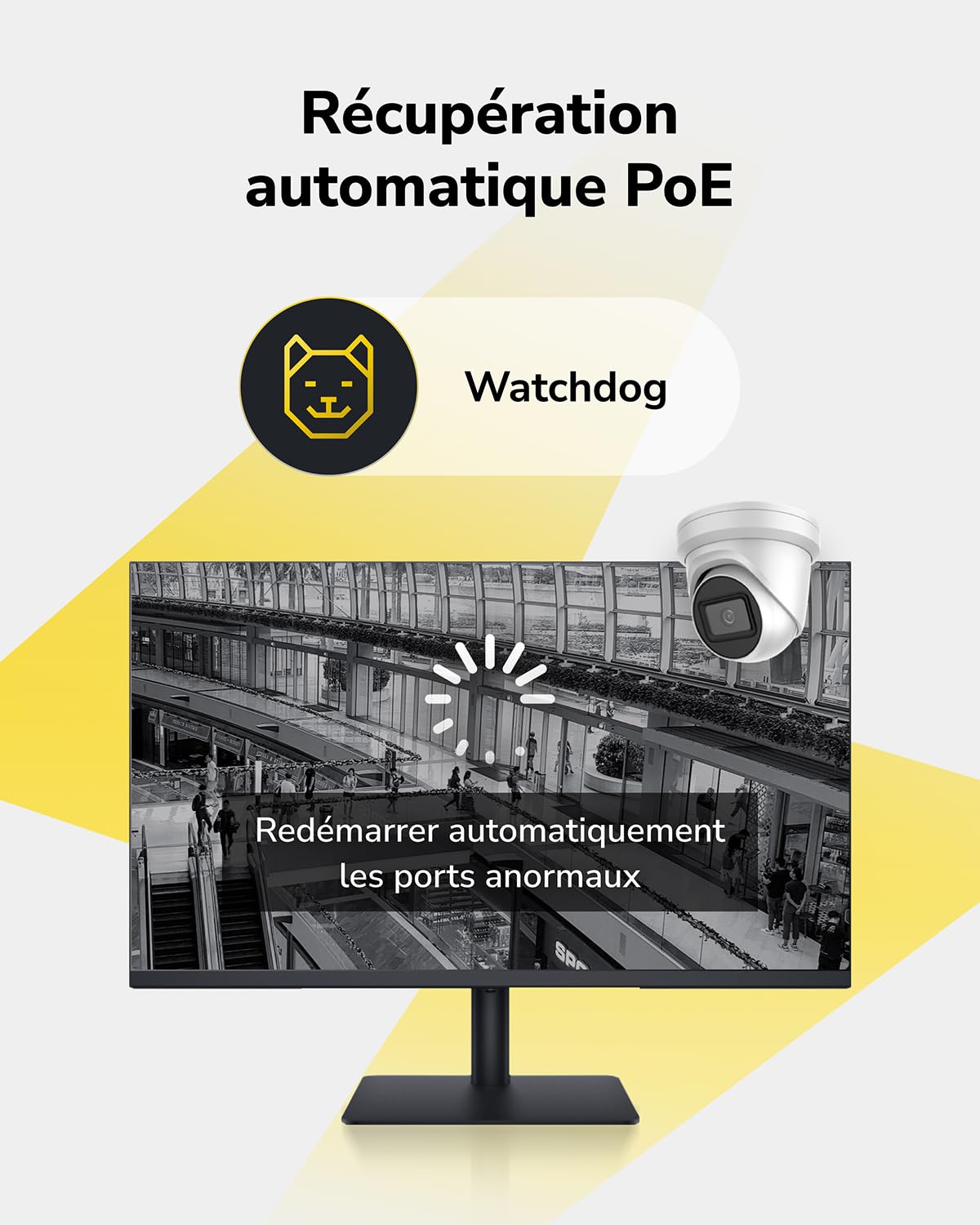 Cudy GS1010PE 10-Port Gigabit PoE+ Commutateur, 120W PoE Marché, 8 PoE/PoE + Ports, 2 Ports Gigabit Uplink, 802.3af/at, sans Ventilateur | Norme IEEE 802.3at/af, Isolation VLAN, PD Watchdog Auto-Recovery, Boîtier Métal Sans Ventilateur, Caméras IP, APs Wi