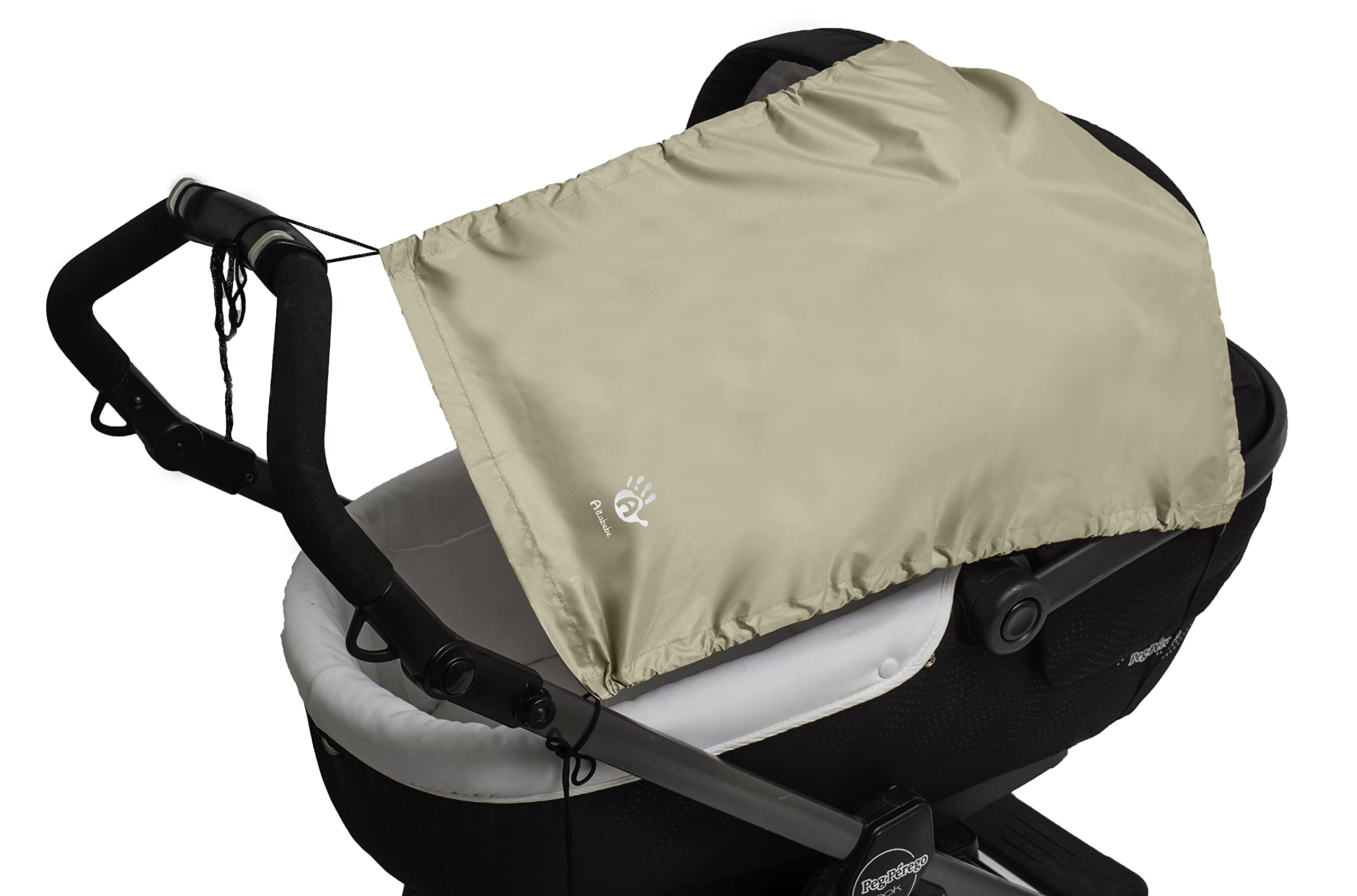 Altabebe AL7010-03 Sonnensegel mit UV Schutz für Kinderwagen/Buggys, Bleached Sand Baby