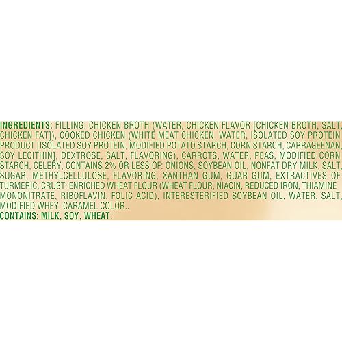 Miniatura 2 de Marie Callender's Pastel de pollo, harina para microondas con carne blanca de pollo en una corteza escamosa, comida congelada, 40 onzas, paquete de 4