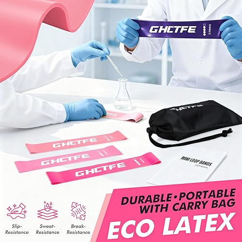 Miniatura 3 de 20PCS Resistance Bands Bulk Set for Trainers, Small Groups & Fitness Classes, Mini Bands for Glutes, Legs, and Core Workouts, Loop Exercise Bands