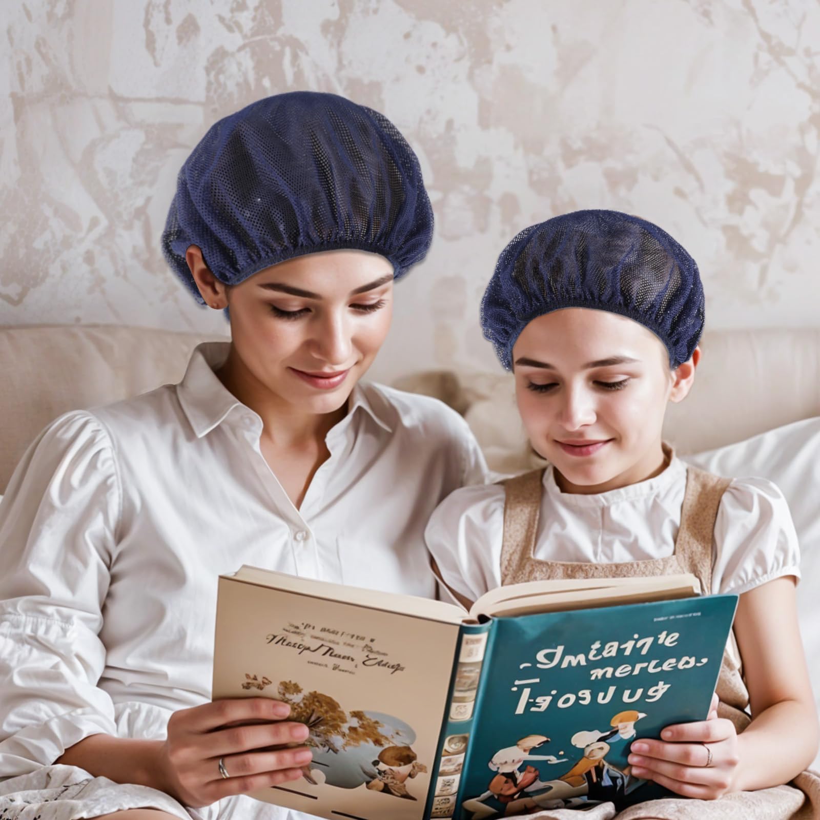 Jeffdad 6 retine per capelli per dormire riutilizzabili da donna