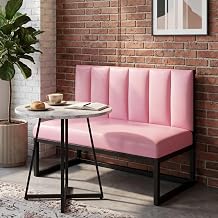 Modern Upholstered Settee Seating with Carbon Steel Frame