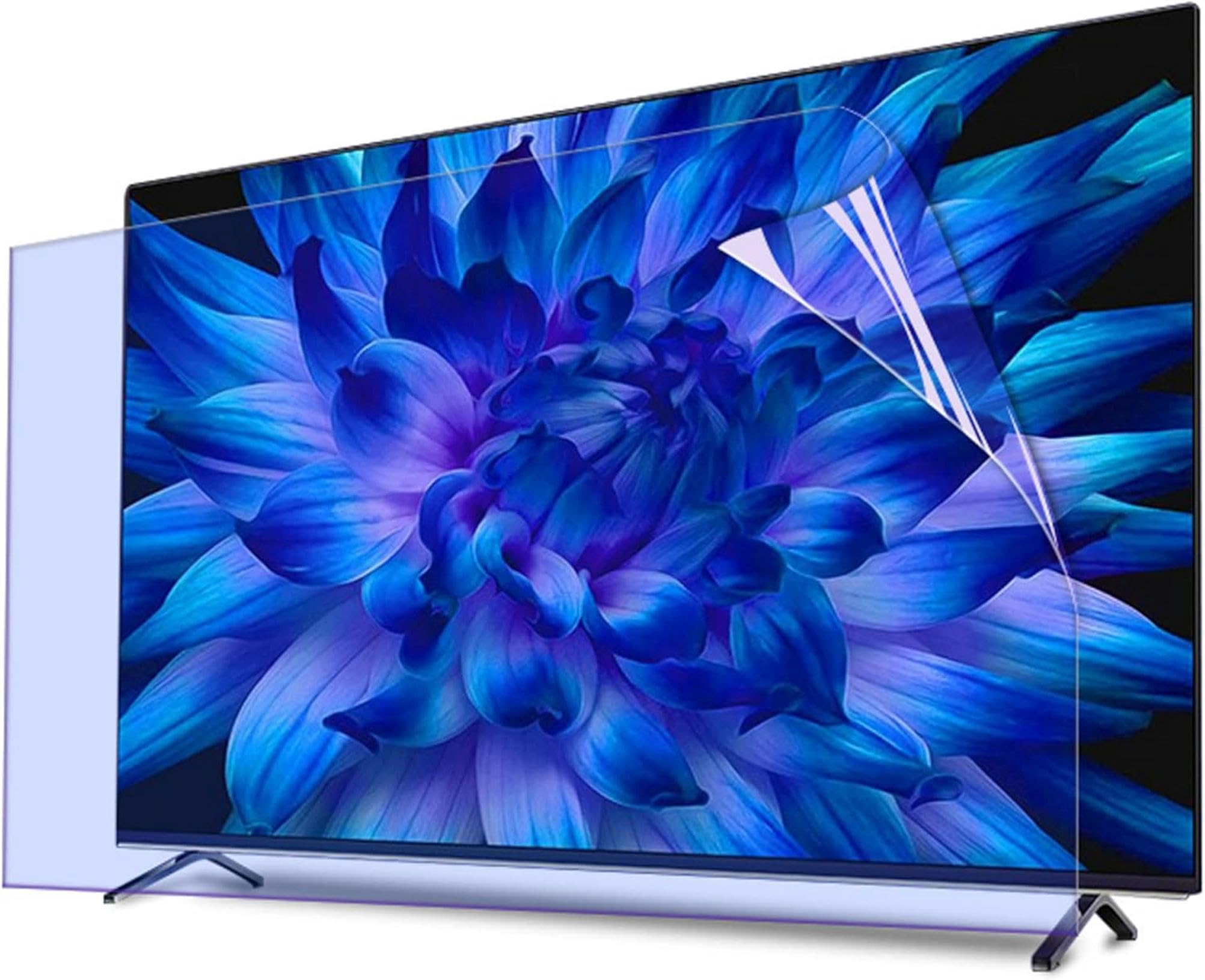 Protecteur écran TV anti lumière bleue pour soulager la fatigue oculaire 43"面