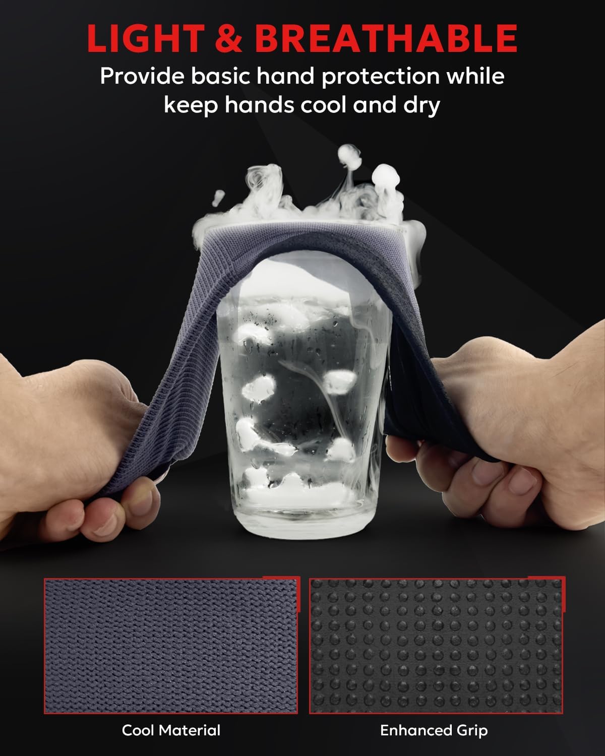 Work Gloves MicroFoam Nitrile Coated,12 Pairs Ultra-light Breathable Touchscreen Seamless Knit Nylon Glove - Image 4