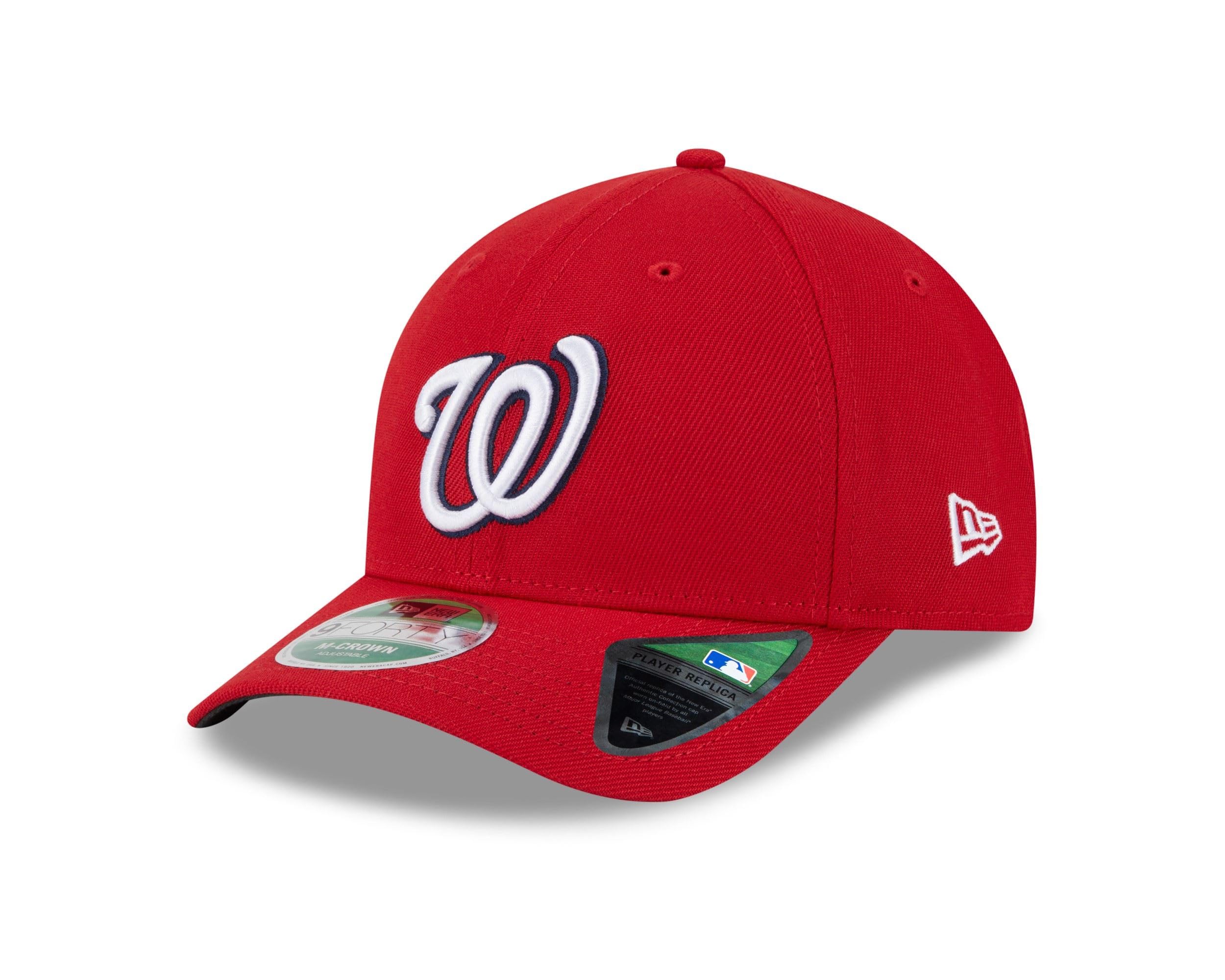 New Era Washington Nationals MLB Player Replica 9Forty M-Crown Cap Red