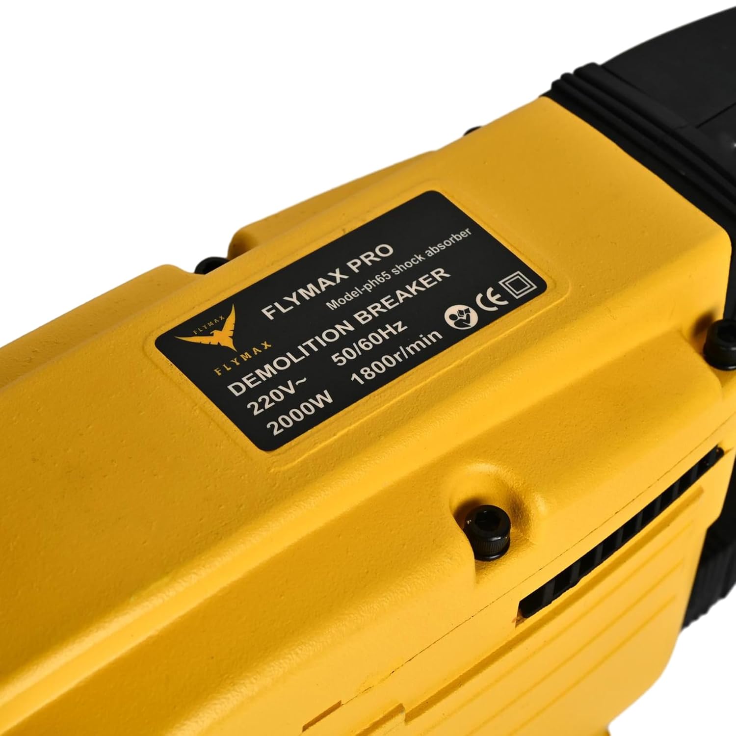 Close-up of the chuck mechanism, ready for bit insertion