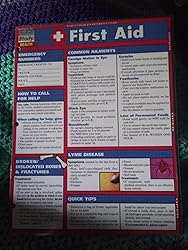 First Aid Laminated Reference Guide (QuickStudy Health): BarCharts Inc ...