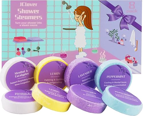 Vaporizadores de ducha de aromaterapia, bombas de ducha de Navidad, cuidado personal, regalos de relajación para mujeres y hombres, incluye