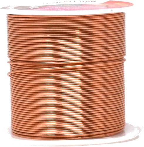 Vista 253 de Mandala Crafts Alambre de aluminio anodizado de calibre 8 para hacer joyas, alambre neutro flexible de color de 128 pies, flexible y flexible