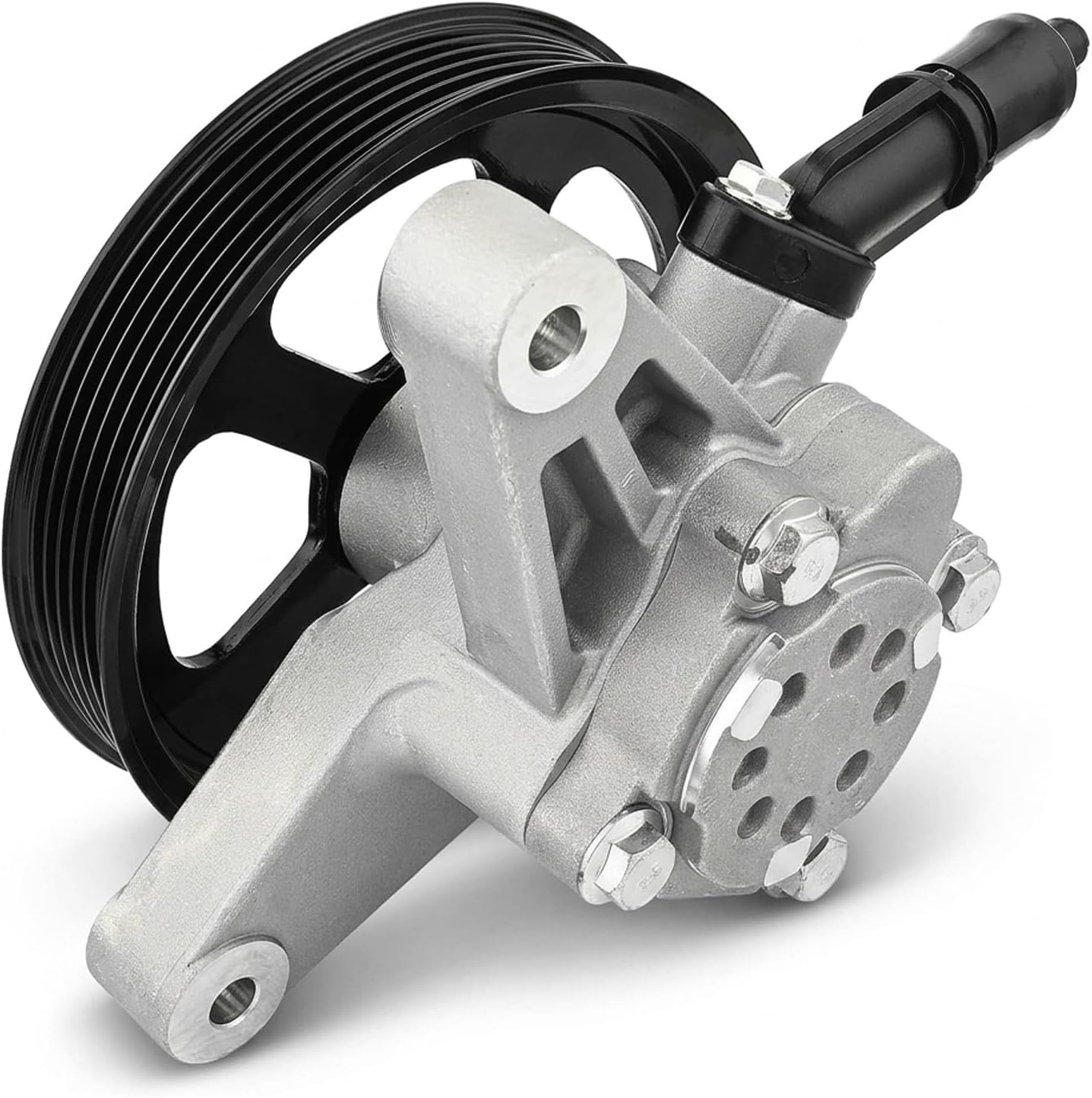Power Steering Pump with Pulley Compatible with 2005-2008 Honda Pilot 3.5L 2005-2010 Honda Odyssey 3.5L 2003-2006 Acura MDX 3.5L 2007-2013 Acura MDX 3.7L Replacement for 21-5442