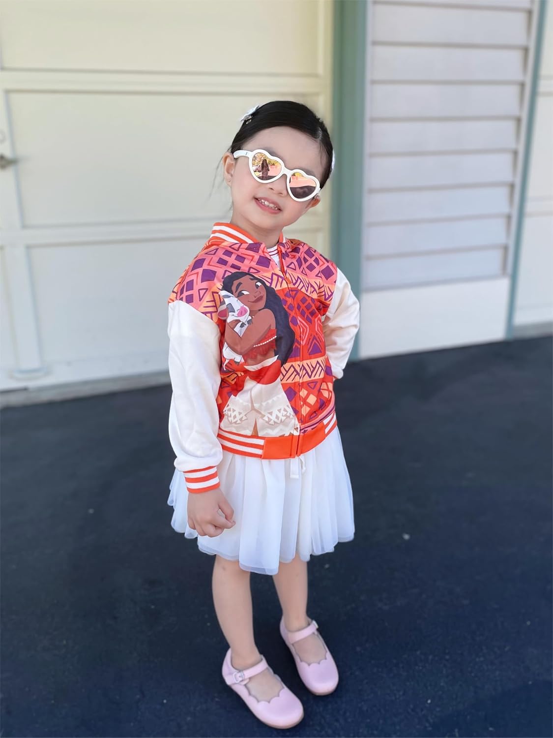 Disney Minnie Mickey Stitch Princess Frozen Elsa Jacket Lightweight Zip up Fall Clothes Classic Sweatshirt 2-14 Years - Image 3