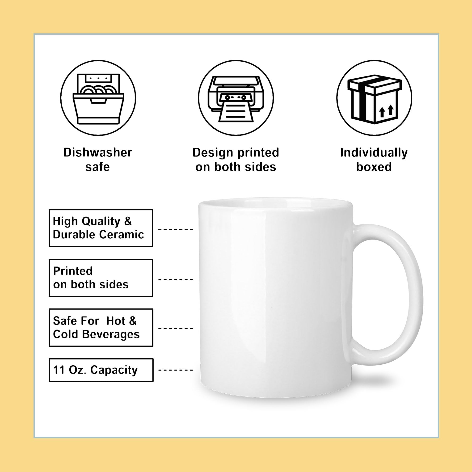 Yufansd Tazza Moglie - aIla Miglior Moglie dell'Universo - Regali per Moglie da Marito Originale Regalo Moglie Compleanno Anniversario San Valentino Natale Mug Ceramica 350 ML (Moglie)
