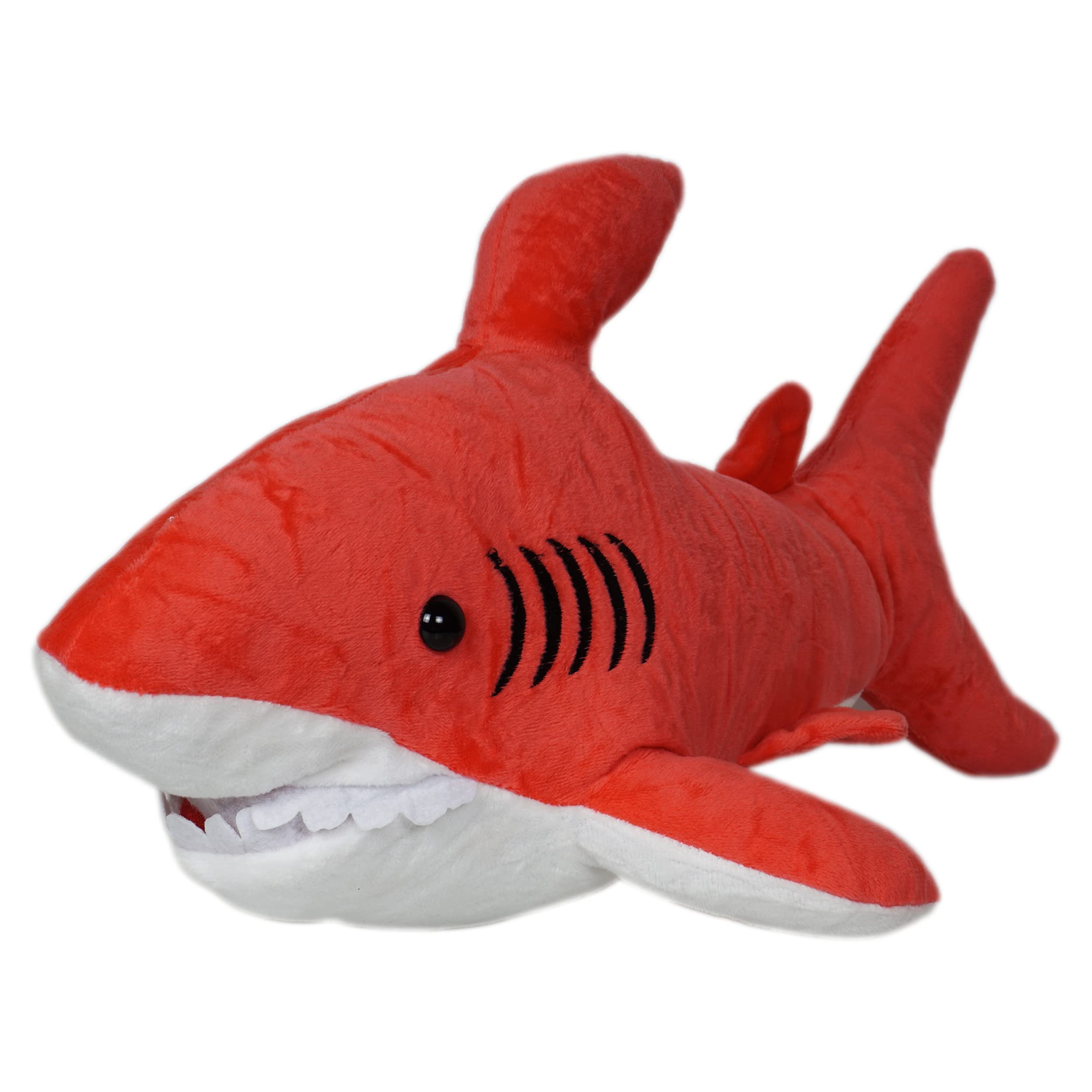 Ultra Super Soft Toy Spandex Fabric Embroidery Eyes Washable Stuffed Plush Cute Toy for Kids Babies Toddlers and Infant (28CM, Shark (Red and White) (B0C1V6W8NY) Amazon Price History, Amazon Price Tracker