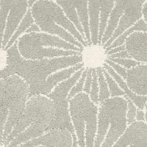 Miniatura 6 de SAFAVIEH Soho Collection SOH768A - Alfombra decorativa hecha a mano de lana y viscosa de 2 x 3 pies, color azulmarfil