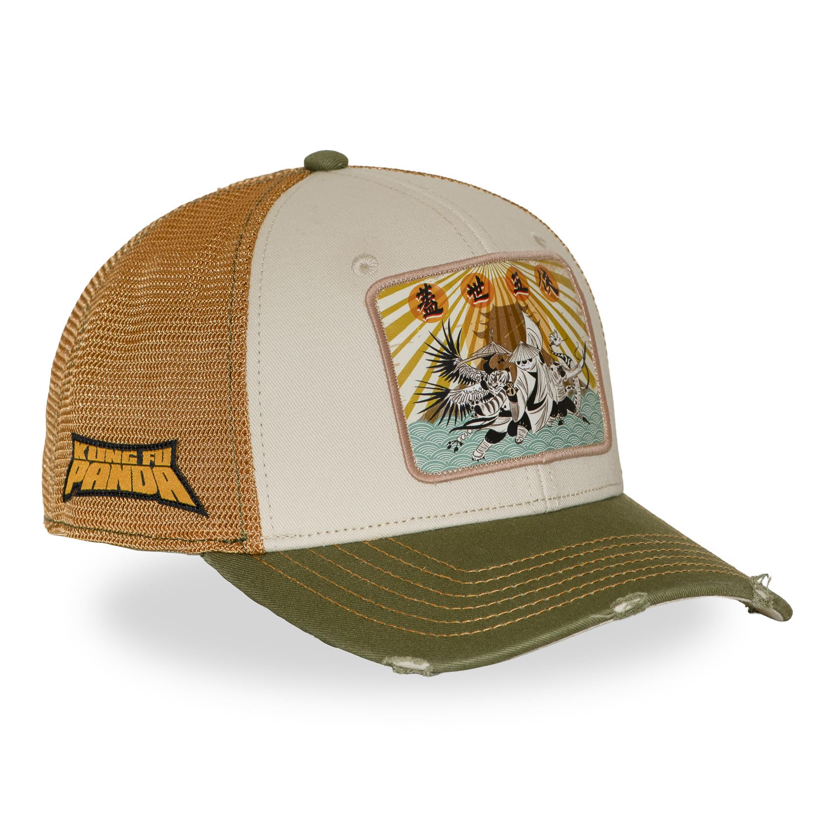 Capslab Casquette Homme & Femme, Casquette Trucker Kung Fu Panda, Ajustable par Snapback