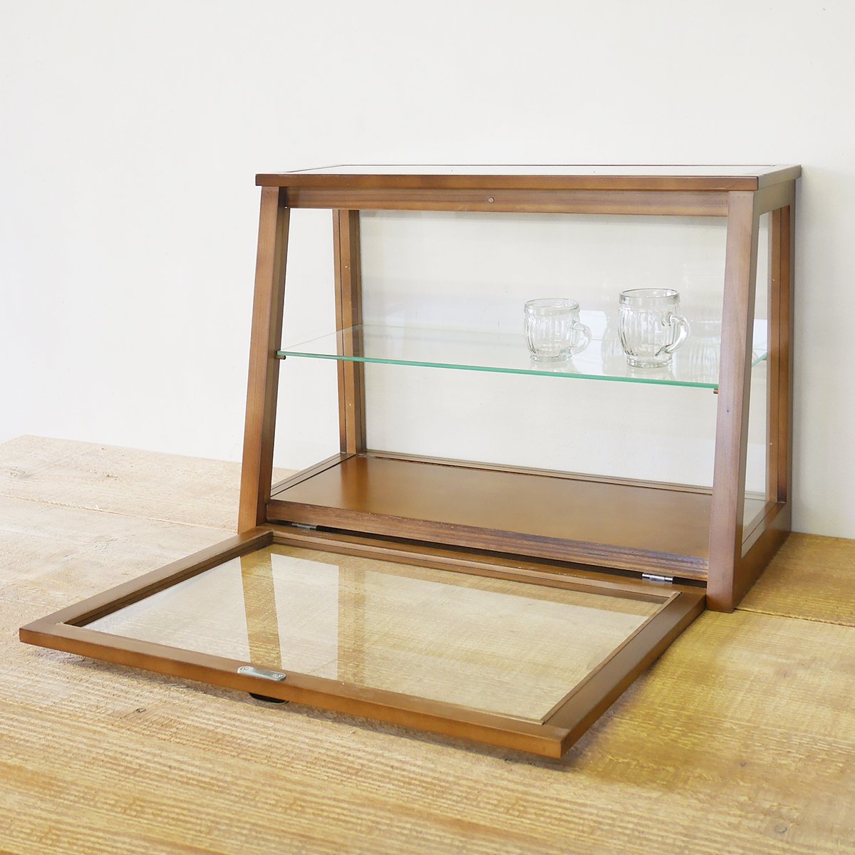 Amazon.co.jp: BREA-1248 木製 ガラスケース コレクションケース 店舗