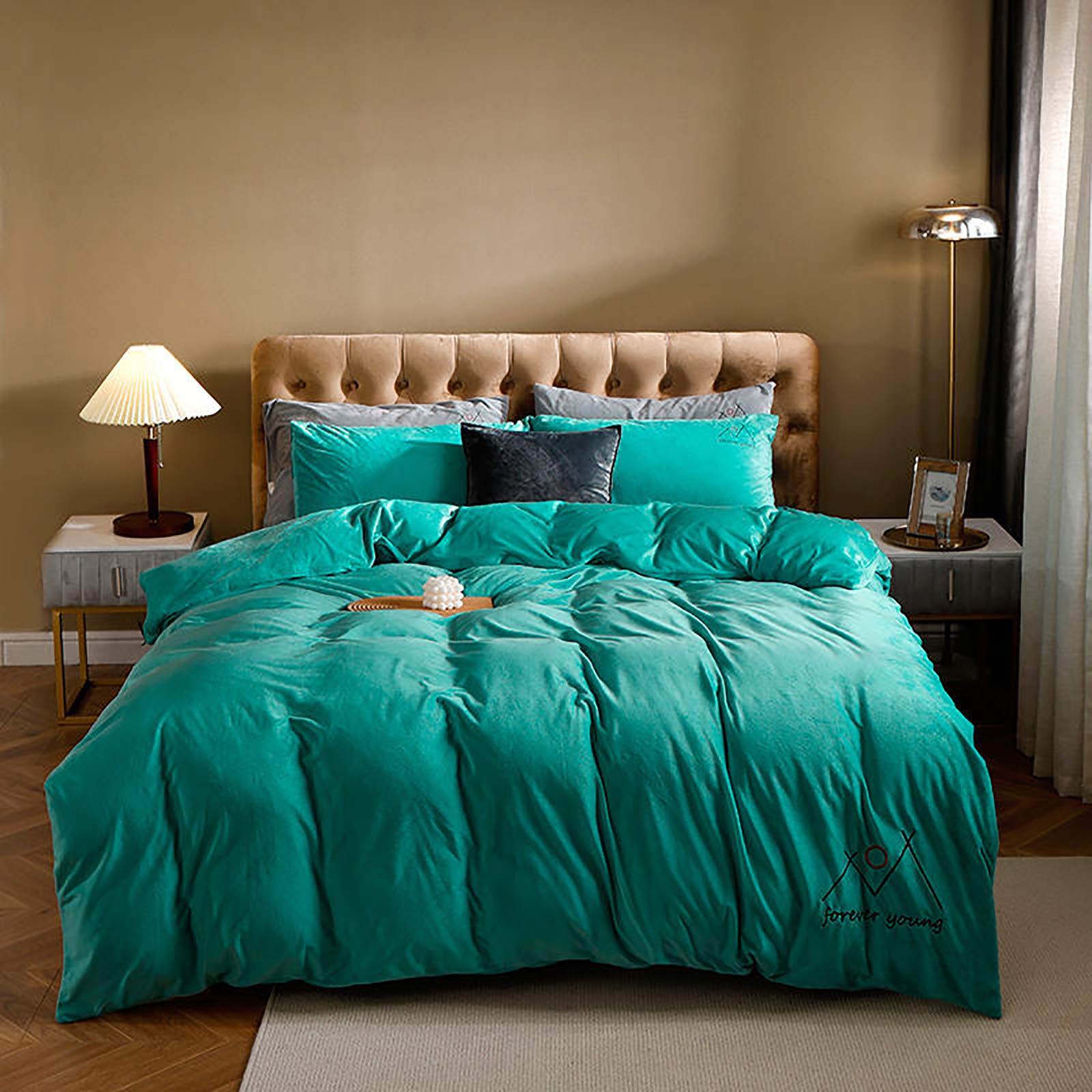 Parure de lit en velours de flanelle pour des nuits d'hiver douillettes