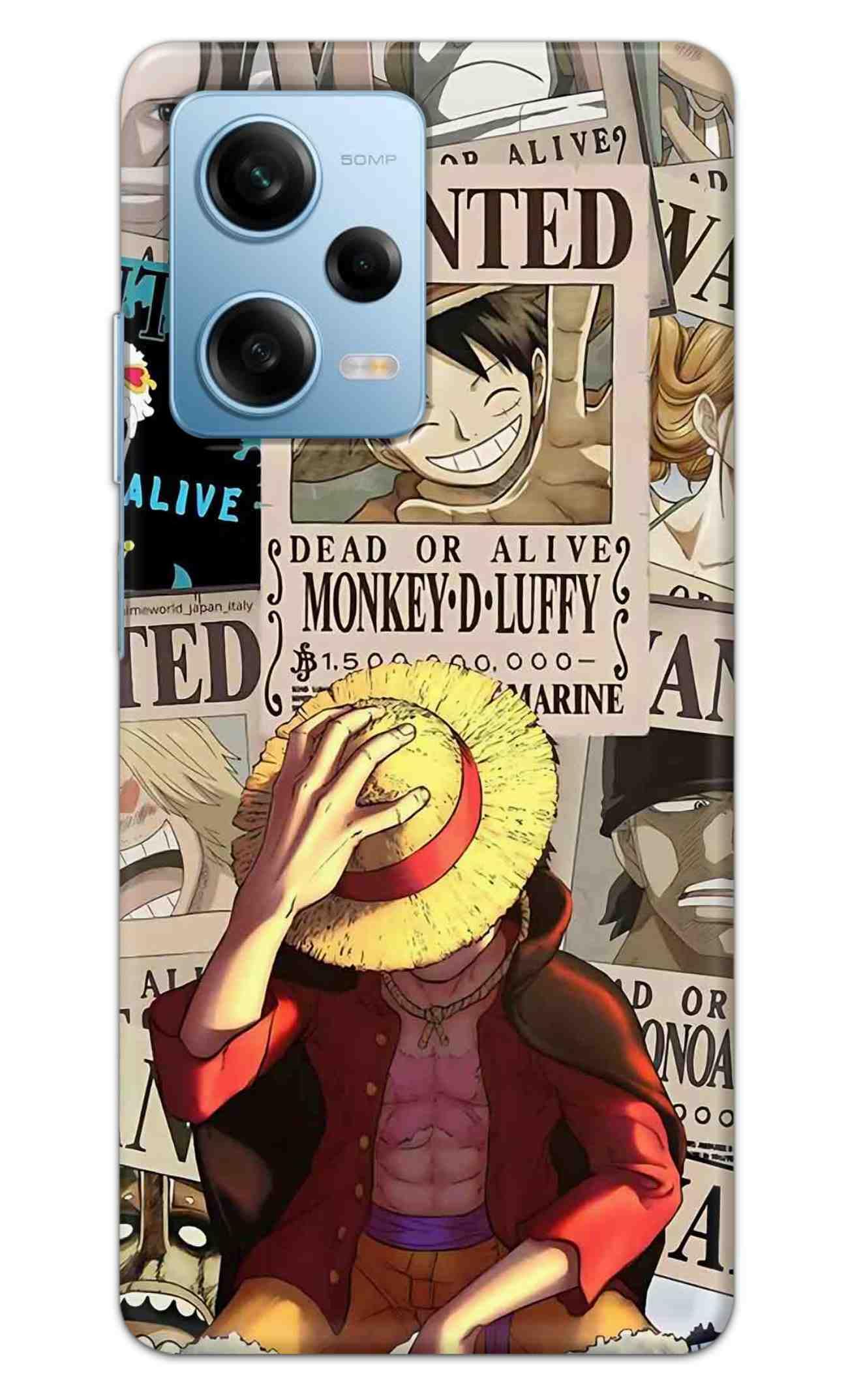 NDCOM Redmi Note 12 Pro 5G Back Cover, Poco X5 Pro 5G Back Cover, Redmi Note 12 Pro Back Cover Anime One Piece Wanted Luffy Printed Hard Case (B0CM43LWXW) Amazon Price History, Amazon Price Tracker