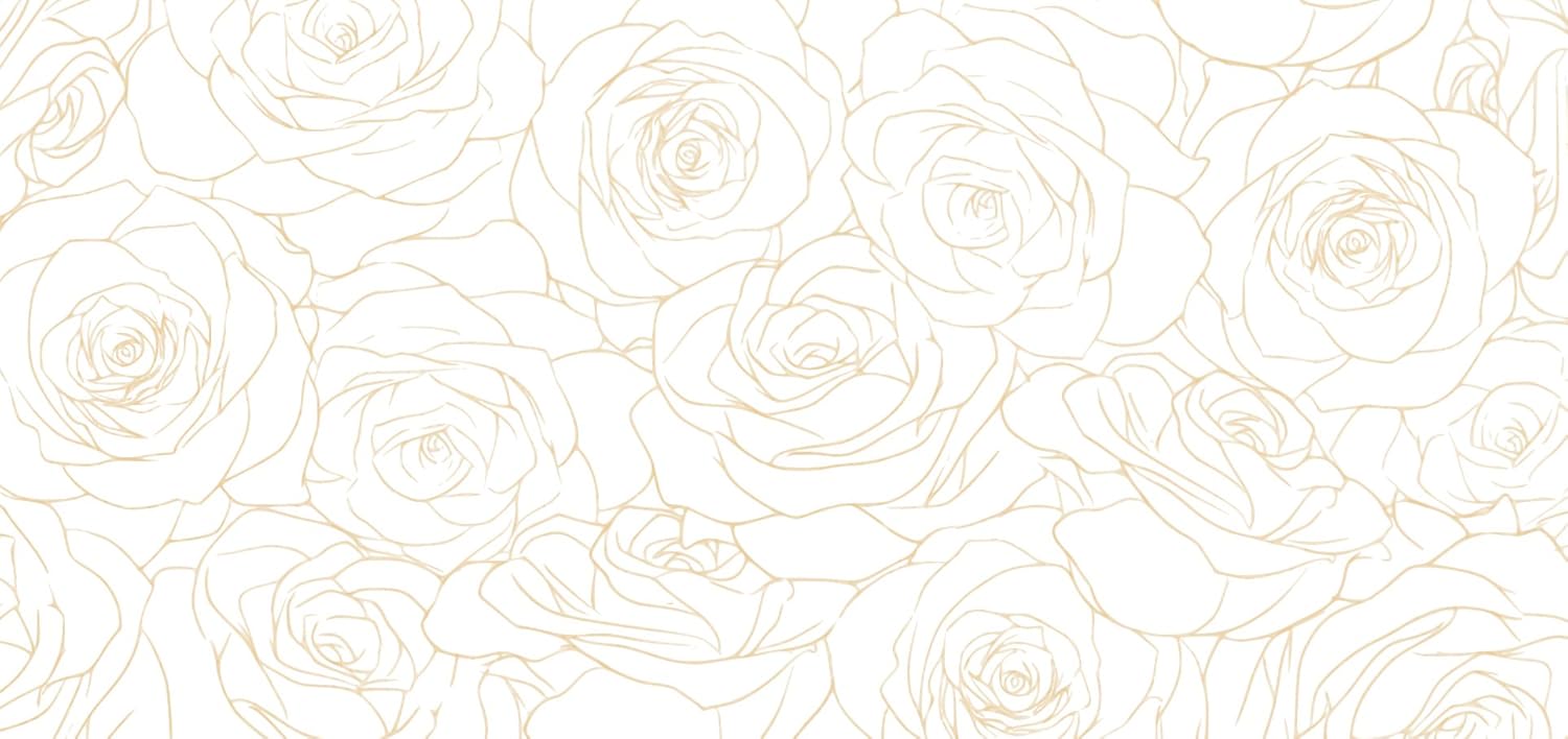 ILC i5009-5P Dress Change Chest Removal Stickers, Set of 5, Modern Rose