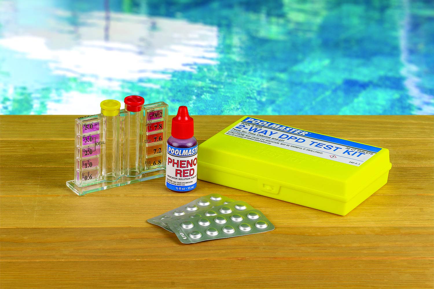 Poolmaster22242 2-Way Test Kit with DPD Tablets and Case - Basic Collection Small