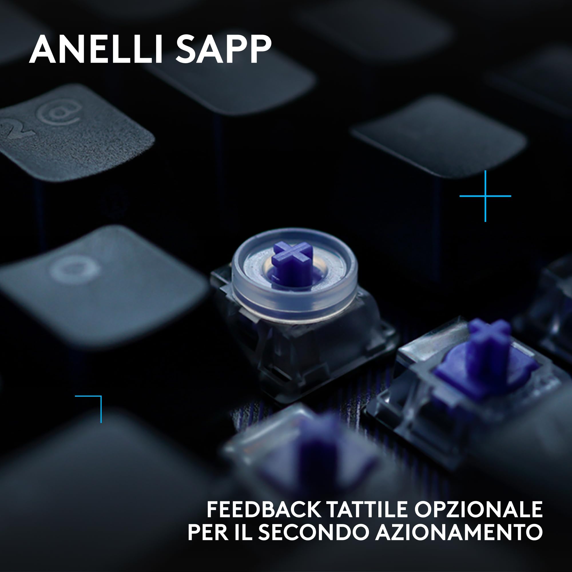 Logitech G G512 X 98 DUAL SWAP - Tastiera gaming meccanica/analogica TMR | hot-swappable, aggiornamento 8K, azionamento personalizzato, TRIGGER, LIGHTSYNC RGB, cavo, PC, Mac, ITA QWERTY - Nero