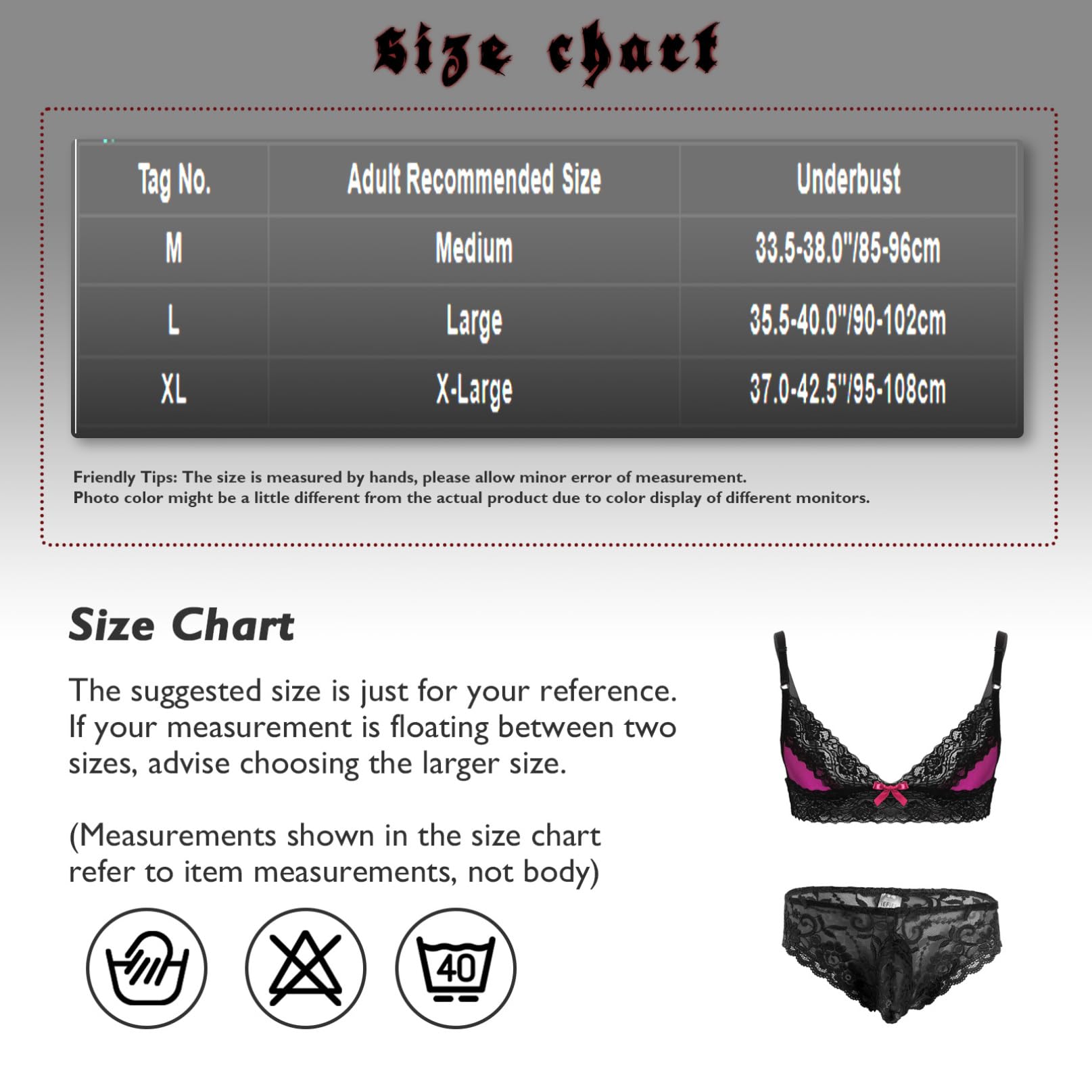 iiniim Sissy Lingeries Homme sous Vêtement Ensemble Dentelle Lingiere Transparent Bra Soutiens-Gorge avec String Travesti Nuisette M-4XL Noir J M