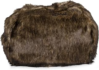 Faux Fur Puff Ball Pet Bed