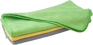 Carrand 40061 Microfiber 16" x 16" Towel, 3 Pack (Colors May Vary)