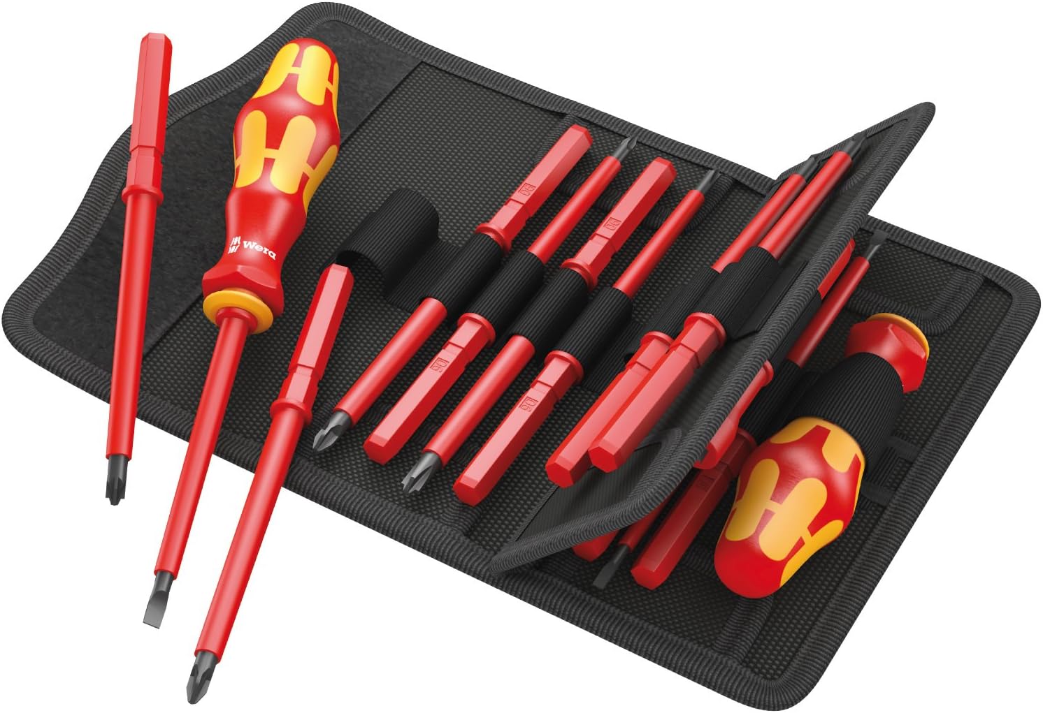 Wera - 5347107001 347107 Kraftform Kompakt VDE 60 i/62 i/65 i/18 Insulated Blade Set