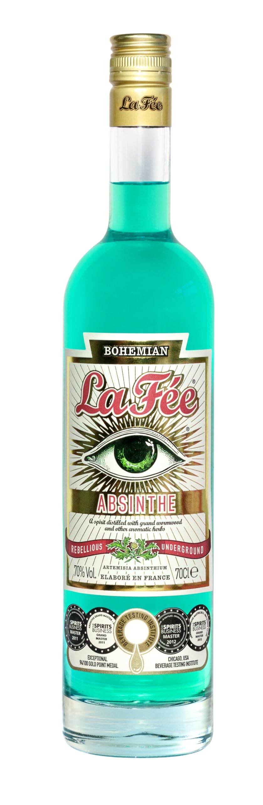 La Fée Bohemian Absinthe 70 cl, 70% ABV, Authentic, Aromatic, Balanced, Modern Absinthe