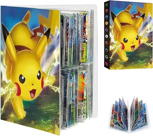 Raccoglitore Carte Pokémon, Album Collezionabile 240 Carte, Porta Figurine