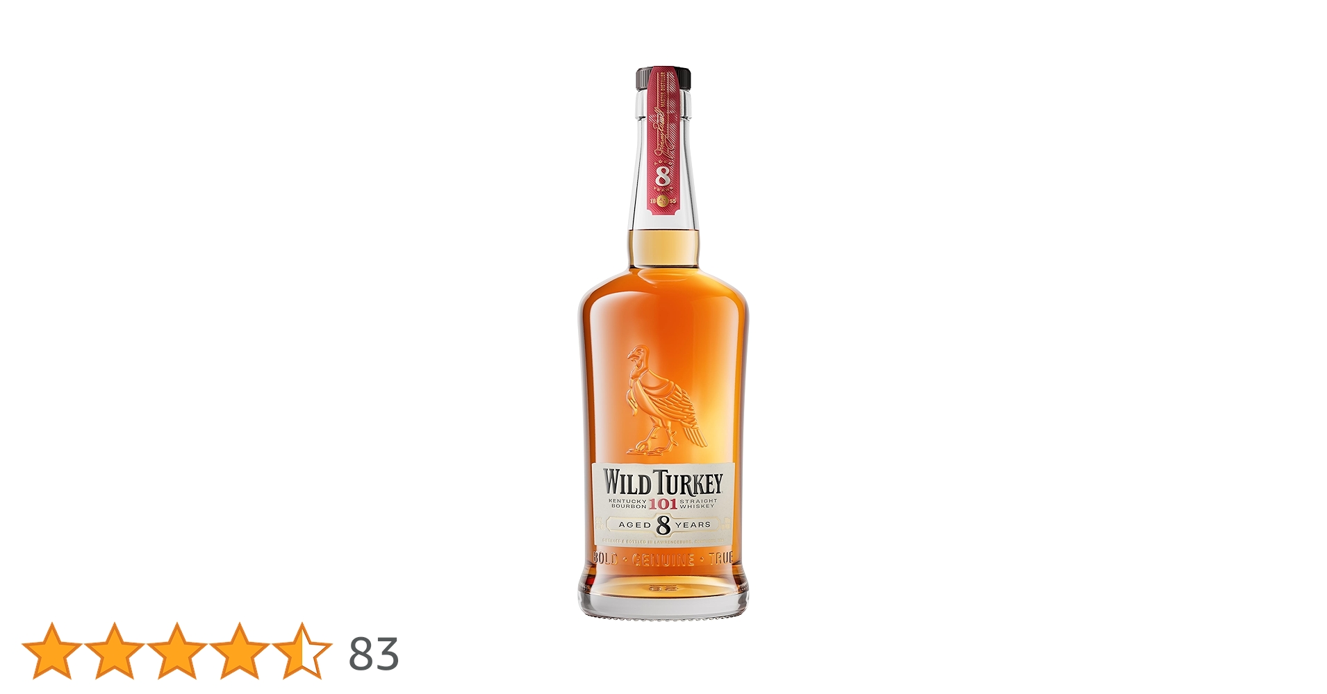 Amazon.co.jp: Bourbon Whiskey, Wild Turkey 8 Years, 33.8 fl oz