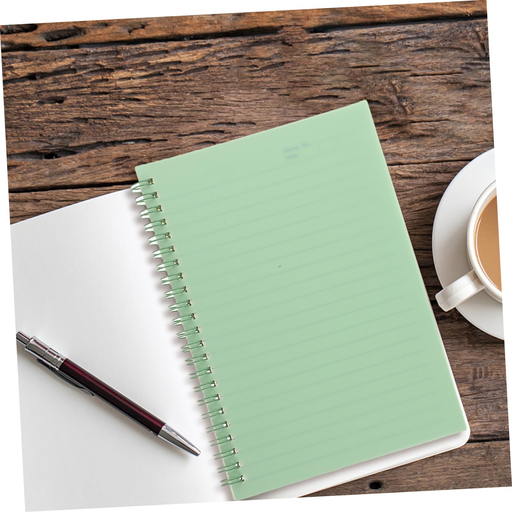 DOITOOL Cuaderno Multifunción A5 Espiral, 4 Unidades, Pp y Papel | Libreta de Notas de Bobina de Oficina, Decoracion Colegio, Cuadernos Espiral para Viaje y Trabajo