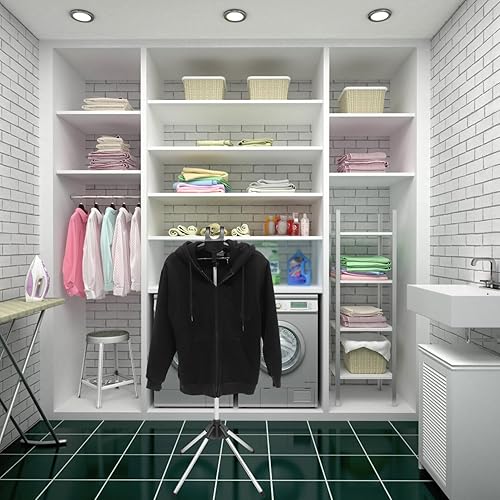 Miniatura 3 de Baluue 1 juego de percha ajustable para ropa, perchero de vapor, poste de vapor para ropa, soporte de vapor para ropa, soporte de vapor, soporte