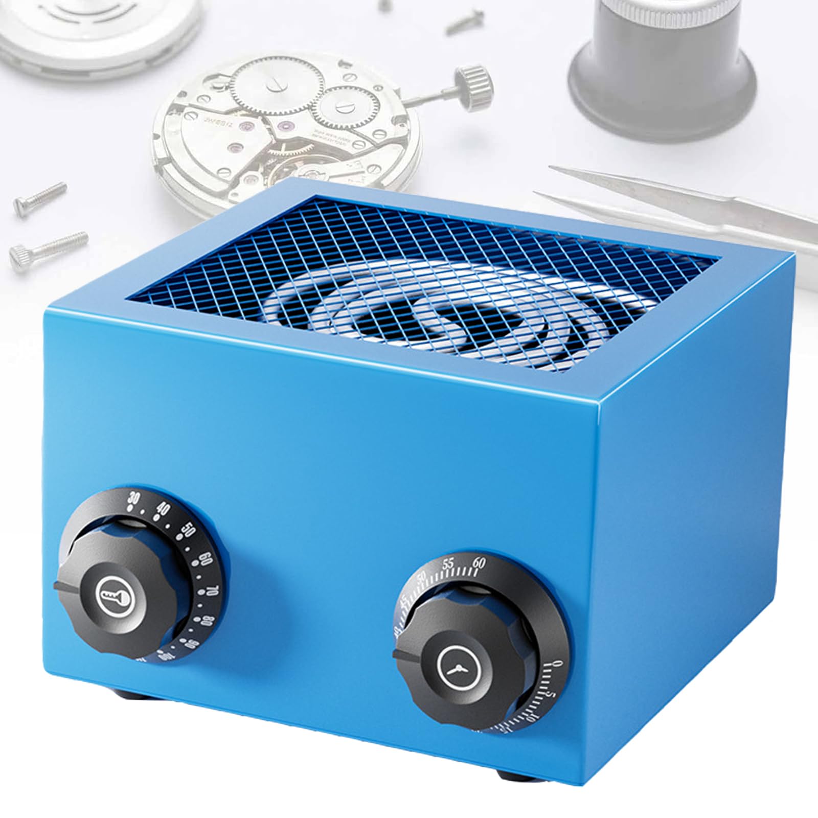 Asciugatrice Per Orologi Qianly, Strumento Di Riparazione Per Orologi Ad Aria Calda Con Funzione Timer, Regolazione Della Temperatura Da 30 A 110 °c E Timer Da 0 A 60 Minuti, Kit Di Riparazione