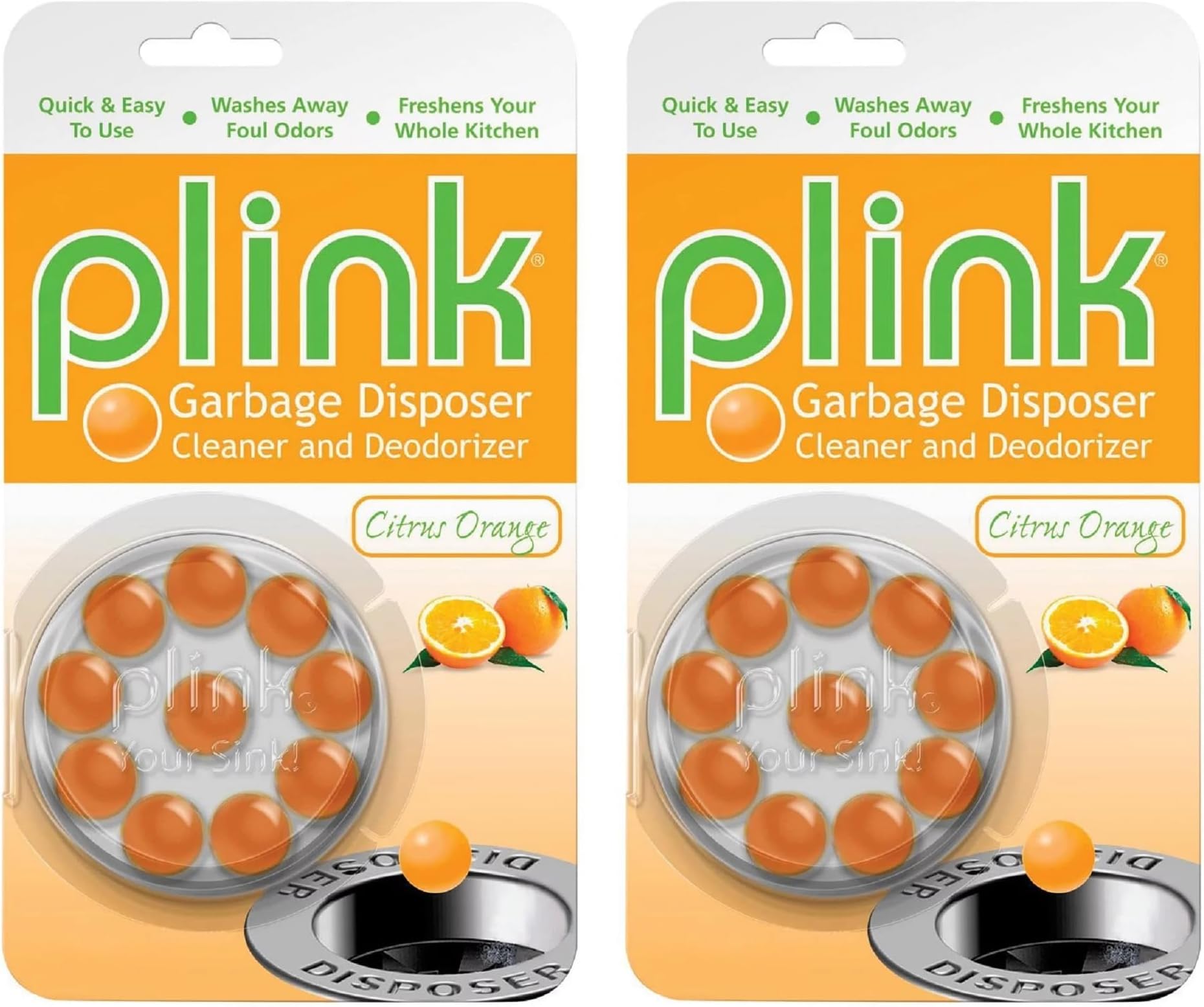 Plink Garbage Disposer Cleaner and Deodorizer, Freshener