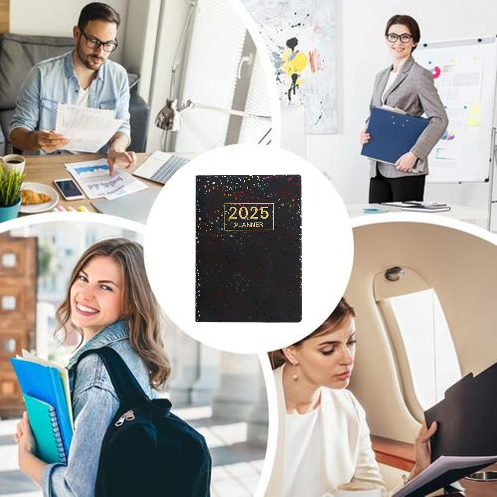 Agenda 2025 Planner Quaderno Pianificazione Quotidiana Layout Semplice | Checklist Compiti Organizer Agenda Blocco Per Casa Scuola Compiti Quotidiani Diario Organizer Quaderno