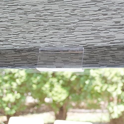 Miniatura 5 de Persiana enrollable de filtrado de luz inalámbrica para ventanas, 32 pulgadas de ancho x 72 pulgadas de largo, color gris medio, más de 2,000