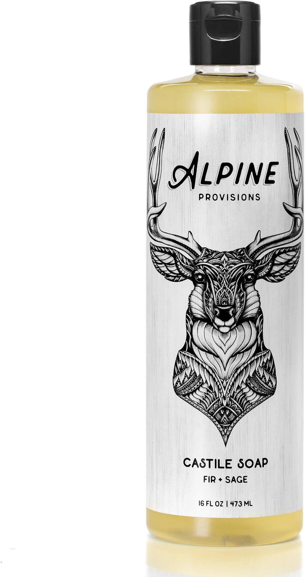 Alpine Provisions, Organic Castile Body Wash, Fir + Sage, Biodegradable, Vegan, 16 fl oz