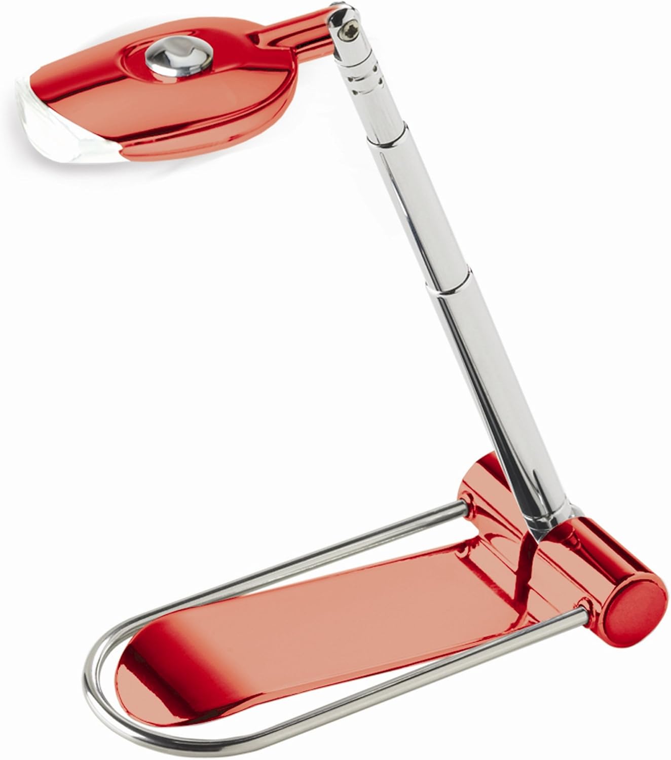 Book Owl Scholar 2 LED Book Lamp, Red Book Lights