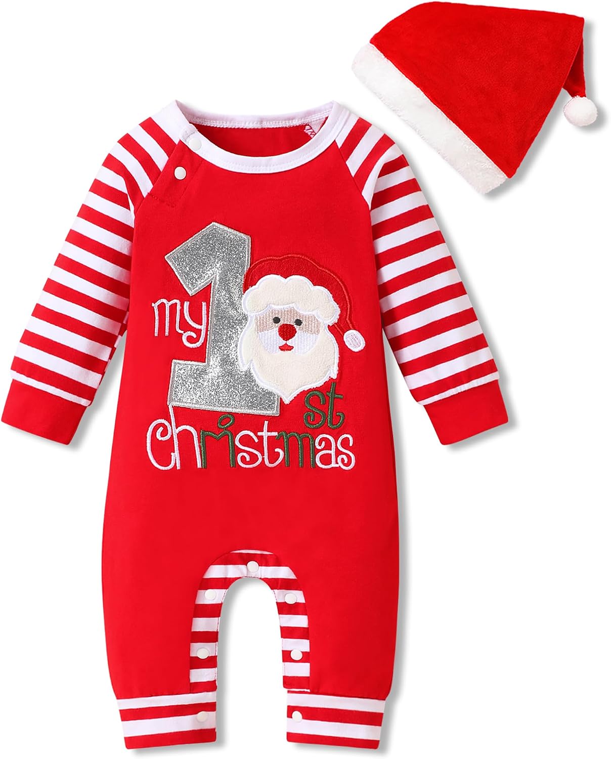 TUEMOS Thanksgiving Baby Boy Outfit Everyone Thankful for Me Romper Stripe Hoodie Jumpsuit Newborn Thanksgiving Outfit Boy