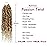 Passion Twist Hair - 8 Packs 10 Inch Passion Twist Crochet Hair For Women, Crochet Pretwisted Curly Hair Passion Twists Synthetic Braiding Hair Extensions (10 Inch 8 Packs, T27/613)