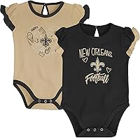 Vista 5 de Outerstuff NFL - Conjunto de 2 piezas para recién nacidos con diseño de enredadera